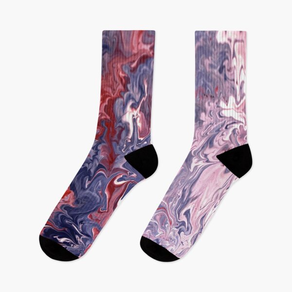 Item preview, PATTERN DESIGN STUDY #24 - Abstract of Red Violet Mauve Liquid Shapes designed and sold by DEL-Productions.