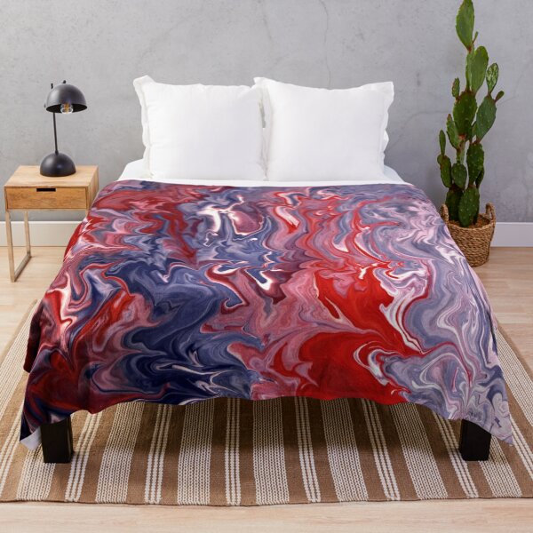 Item preview, PATTERN DESIGN STUDY #24 - Abstract of Red Violet Mauve Liquid Shapes designed and sold by DEL-Productions.