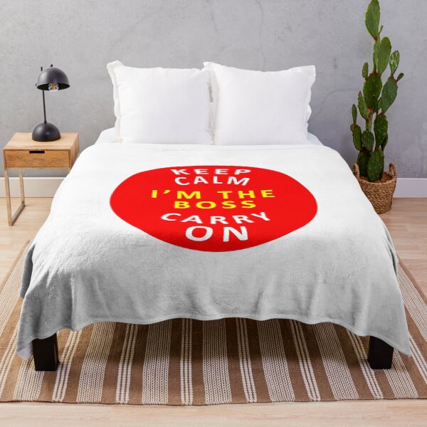 Item preview, Keep Calm - Carry On - I'm The Boss designed and sold by Ars-flos-est.