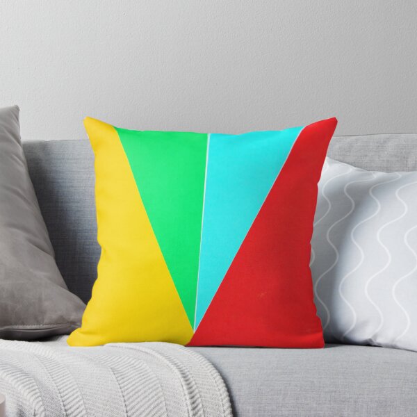 Item preview, PATTERN DESIGN STUDY #27 - Gold Green Blue Red Triangular Shapes designed and sold by DEL-Productions.