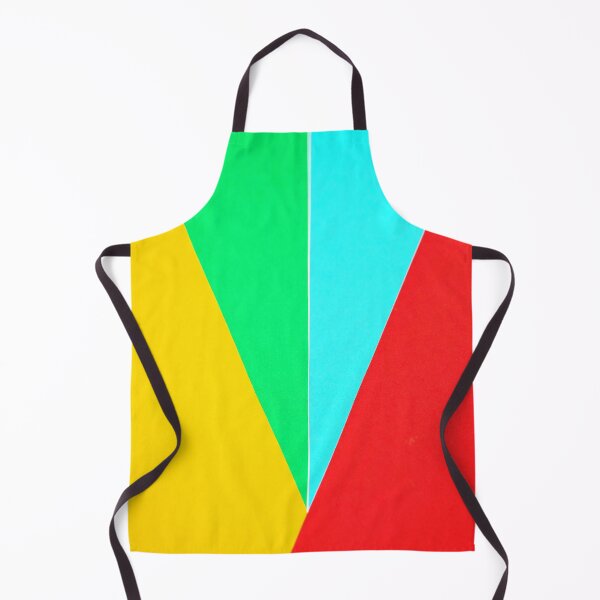 Item preview, PATTERN DESIGN STUDY #27 - Gold Green Blue Red Triangular Shapes designed and sold by DEL-Productions.
