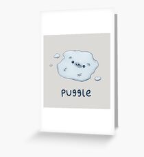 Puggle Greeting Card