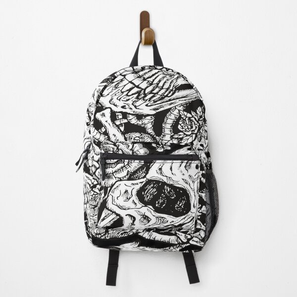Item preview, Engraved Skull Illustration designed and sold by PotluckPrints.