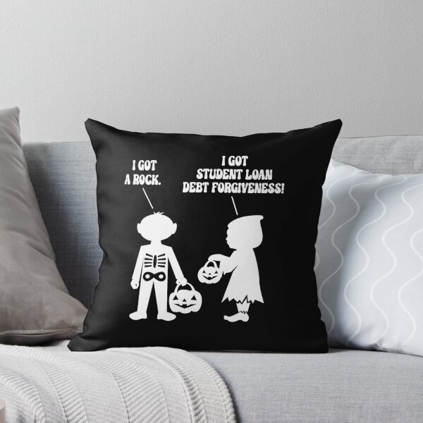 Item preview, I Got A Rock I Got Student Loan Debt Forgiveness Funny Halloween designed and sold by GravitiTees.