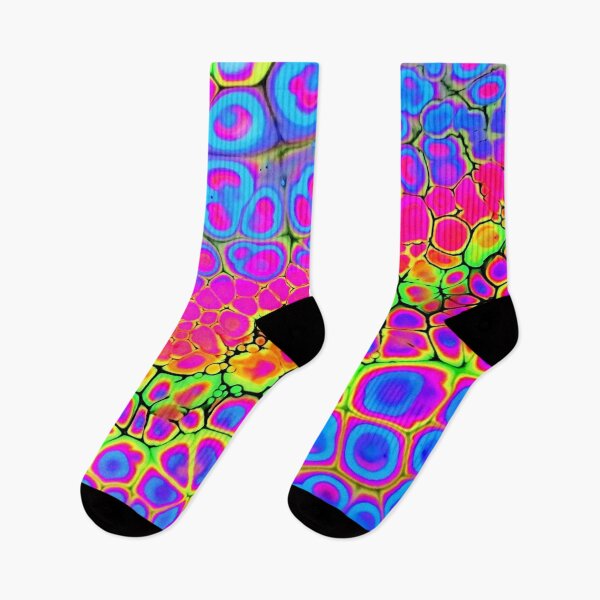 Item preview, PATTERN DESIGN STUDY #32 - Colorful Abstract of Cellular Shapes designed and sold by DEL-Productions.