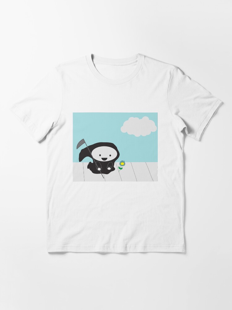 Alternate view of Grim Reaper and Flower Essential T-Shirt