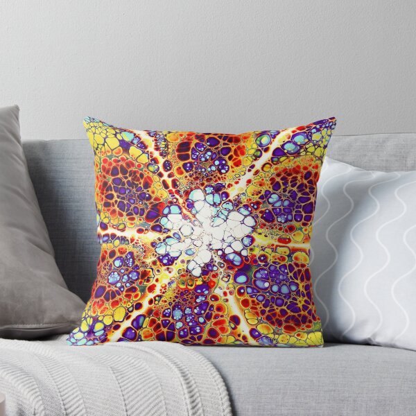Item preview, PATTERN DESIGN STUDY #33 - Colorful Abstract of Cellular Shapes in Petal Form designed and sold by DEL-Productions.