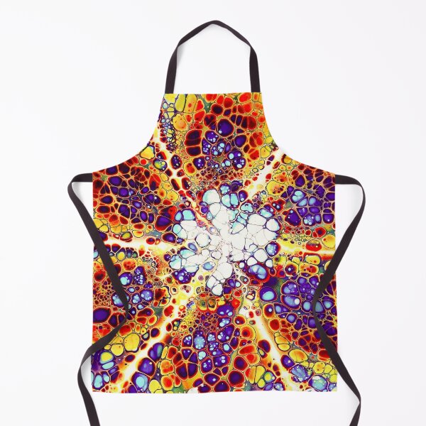 Item preview, PATTERN DESIGN STUDY #33 - Colorful Abstract of Cellular Shapes in Petal Form designed and sold by DEL-Productions.