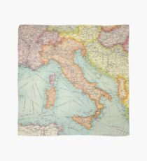 Vintage Italy map Scarf