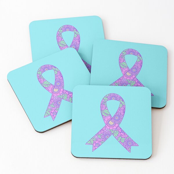 Item preview, Flower pattern Awareness Ribbon  designed and sold by CaitlynConnor.