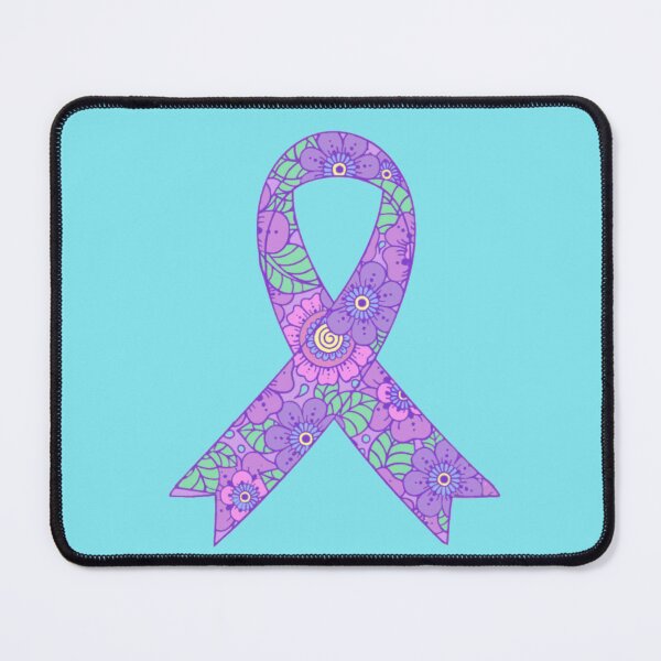 Item preview, Flower pattern Awareness Ribbon  designed and sold by CaitlynConnor.