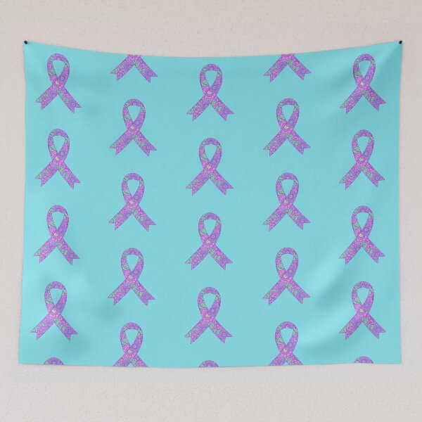 Item preview, Flower pattern Awareness Ribbon  designed and sold by CaitlynConnor.