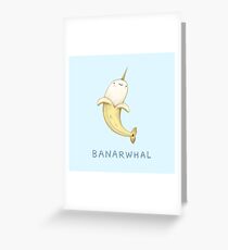 Tarjeta de felicitación Banarwhal