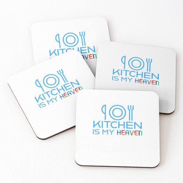 Item preview, Kitchen Is My Heaven Funny Text Design designed and sold by RiyonArts.