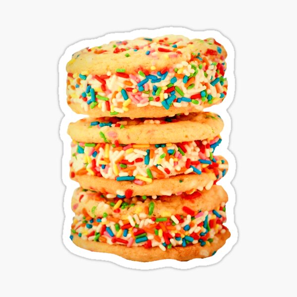 Item preview, Yummy Confetti Sprinkle Cake Cookies designed and sold by knickeryknackry.