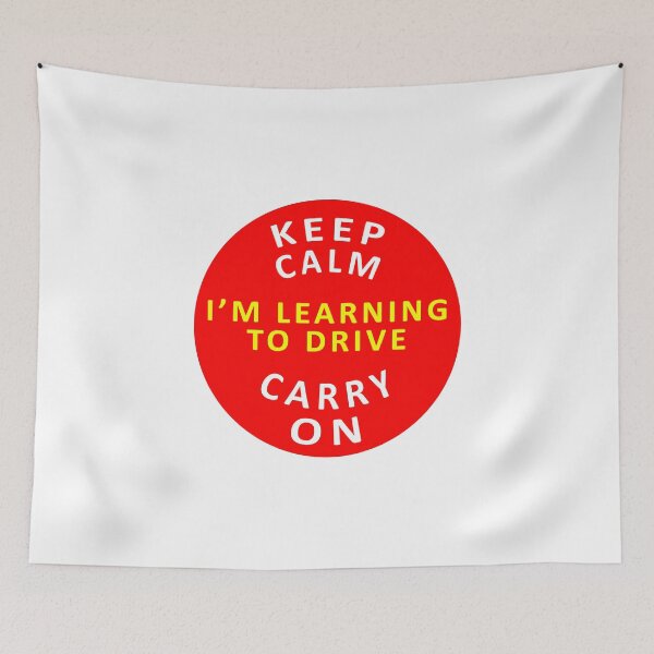 Item preview, Keep Calm - Carry On - Learning To Drive designed and sold by Ars-flos-est.