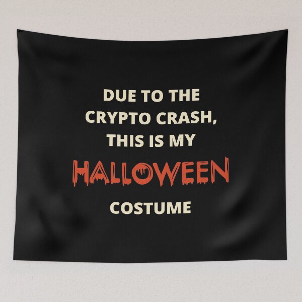 Item preview, Due to the crypto crash, this is my Halloween costume - Black designed and sold by CreepyCurator.