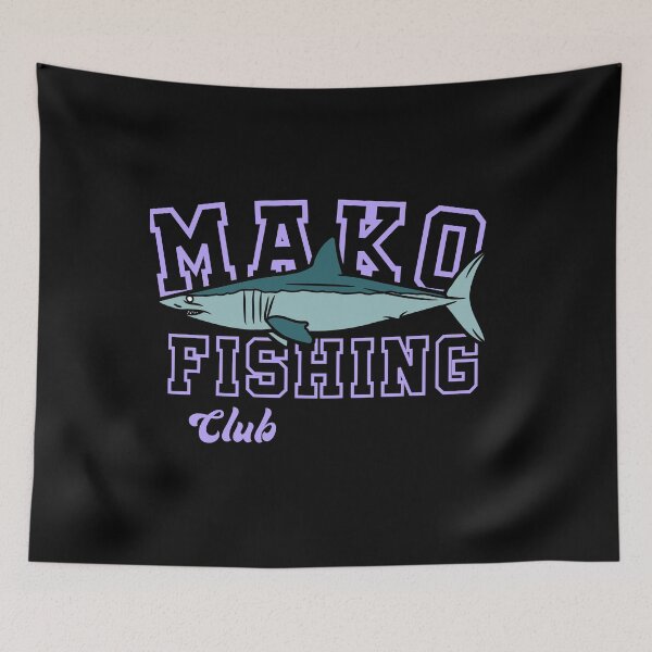 Item preview, Mako Shark Fishing Club Varsity designed and sold by AnimalLover4eva.