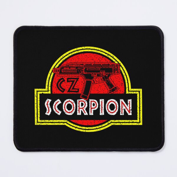 Item preview, Jurassic CZ Scorpion USA Pistol Retro Badge Dinosaur Patch Logo designed and sold by Warhawk Designs.
