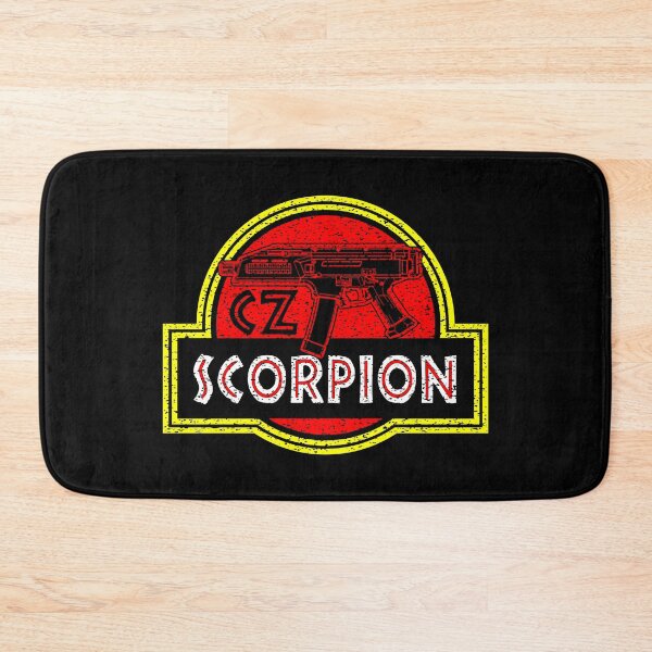 Item preview, Jurassic CZ Scorpion USA Pistol Retro Badge Dinosaur Patch Logo designed and sold by Warhawk Designs.