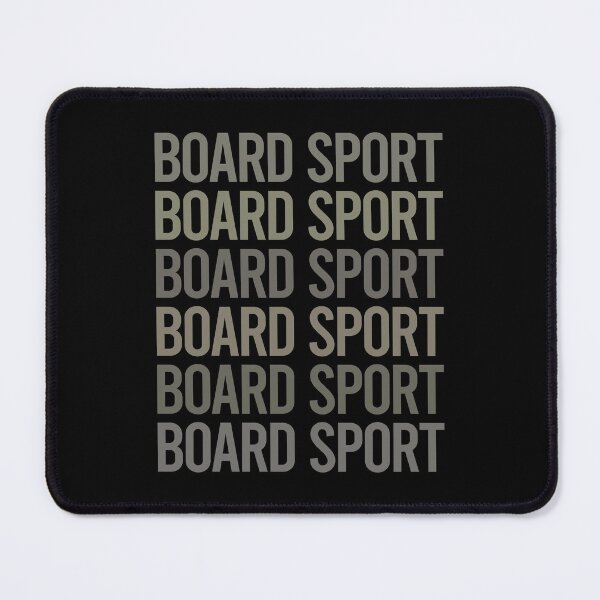 Item preview, Gray Text Art Board Sports designed and sold by TartSpiderWeb.
