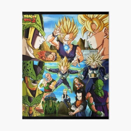 Majin Buu & Goku Dragon Ball Anime Cloth Wall Scroll Room Décor Easy-Hang  Poster