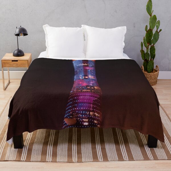 Item preview, Torch tower aspire zone Khalifa stadium at night designed and sold by Asombrosa.