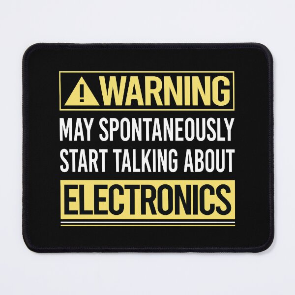 Item preview, Warning About Electronics designed and sold by WrightTrouble.