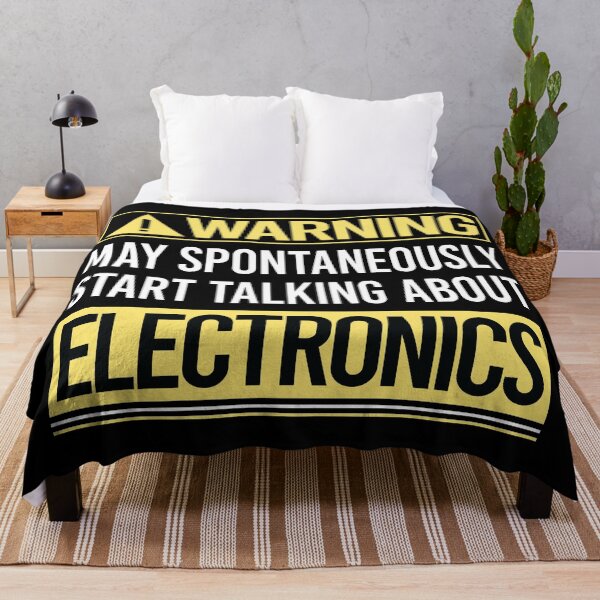 Item preview, Warning About Electronics designed and sold by WrightTrouble.