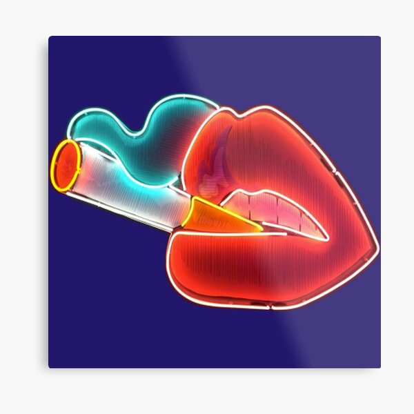 Smoke Metal Print