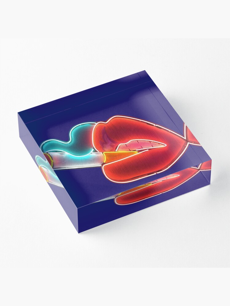 Alternate view of Smoke Acrylic Block