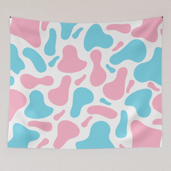 Item preview, Cow Skin Blue designed and sold by LGBT-Art-Design.