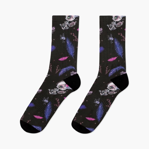 Item preview, Winged Bunny in Lipstick Pink and Indigo designed and sold by GWTF-Designs.
