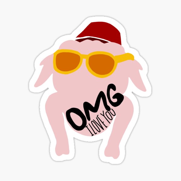 "Monica Turkey Head" Sticker for Sale by ariannaserna Redbubble