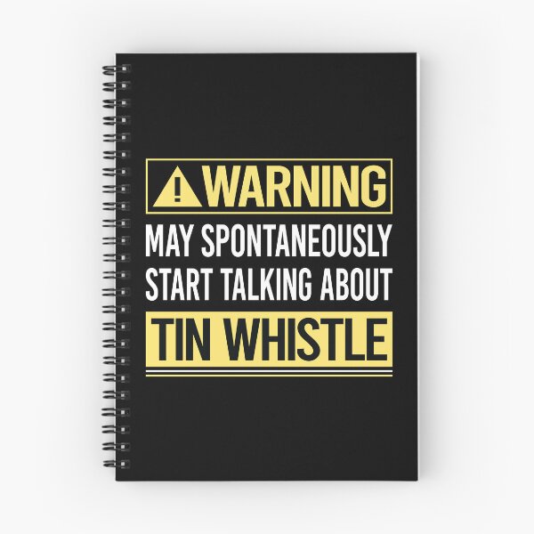 Artikelvorschau, Warnung vor Tin Whistle Flageolett entworfen und verkauft von WrightTrouble.