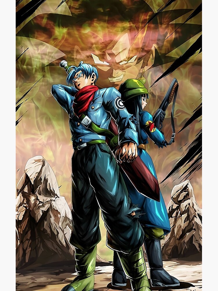 "Future Trunks And Future Mai" Poster for Sale by StephanieBen Redbubble