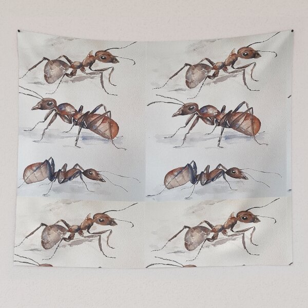 Item preview, The ant colony in watercolour ants, insects, bugs,  designed and sold by Liz HL Art Shop.