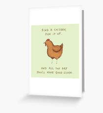 Good Cluck Greeting Card