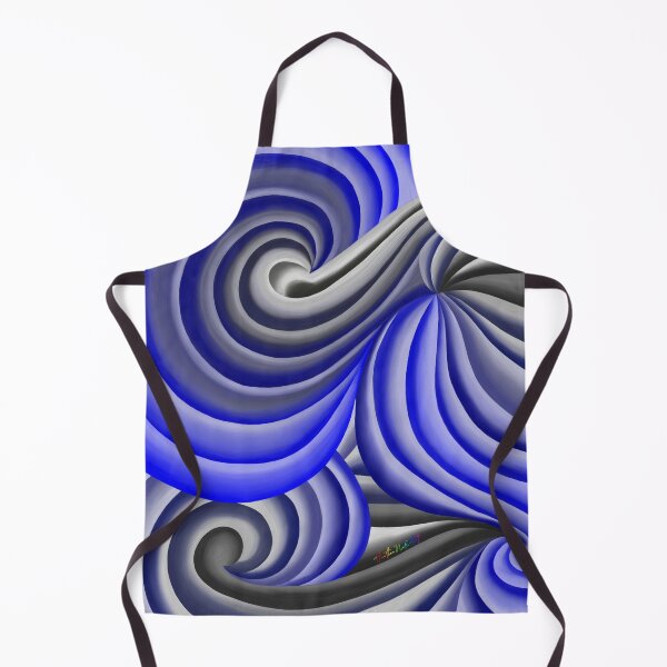 Item preview, Ocean Swirls in Storm Clouds by Heather Nafe Art designed and sold by HeatherNafeArt.