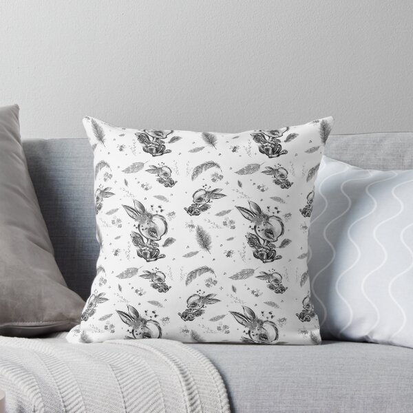 Item preview, Winged Bunny in Black and White designed and sold by GWTF-Designs.