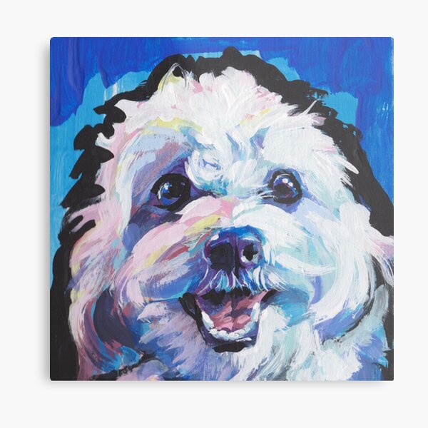 Item preview, Fun Cavachon Dog bright colorful Pop Art designed and sold by bentnotbroken11.