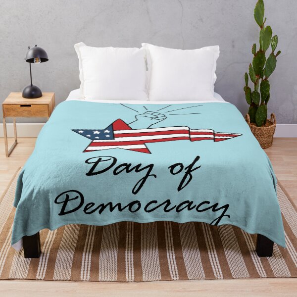 Item preview, International Day of Democracy - federal holiday in America designed and sold by thewishdesigns.