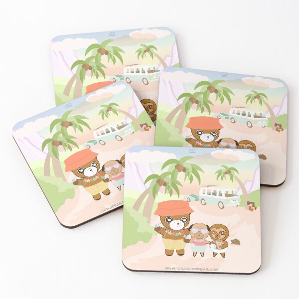 Item preview, Road Trip Buddies on Tropical Island designed and sold by Toba  Goodbear.