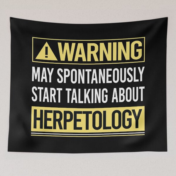Item preview, Warning About Herpetology Herping Herp designed and sold by WrightTrouble.