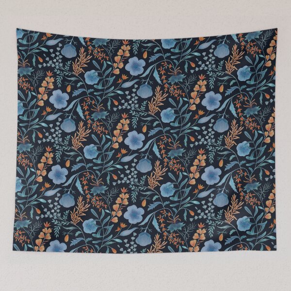 Item preview, Color Pencil Floral Pattern designed and sold by MelanieL-Design.