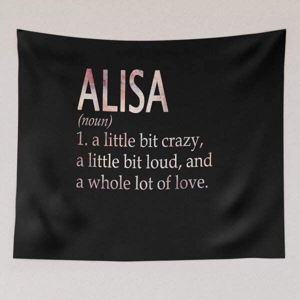 Item preview, Alisa Girl Name Definition designed and sold by Alexmdast.