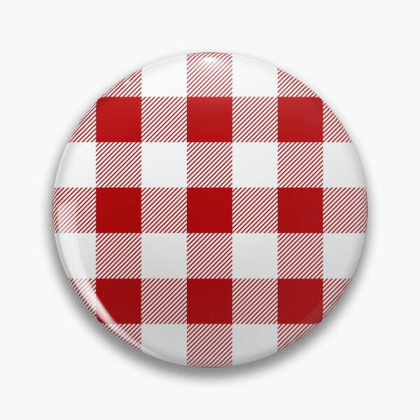 Item preview, Red and White Buffalo Plaid Pattern designed and sold by starrylite.