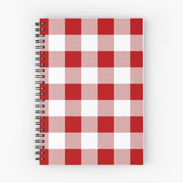 Item preview, Red and White Buffalo Plaid Pattern designed and sold by starrylite.