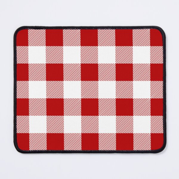 Item preview, Red and White Buffalo Plaid Pattern designed and sold by starrylite.