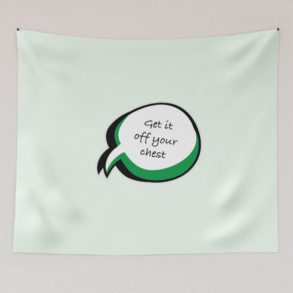 Item preview, Get It Off Your Chest designed and sold by RedFirecracker.